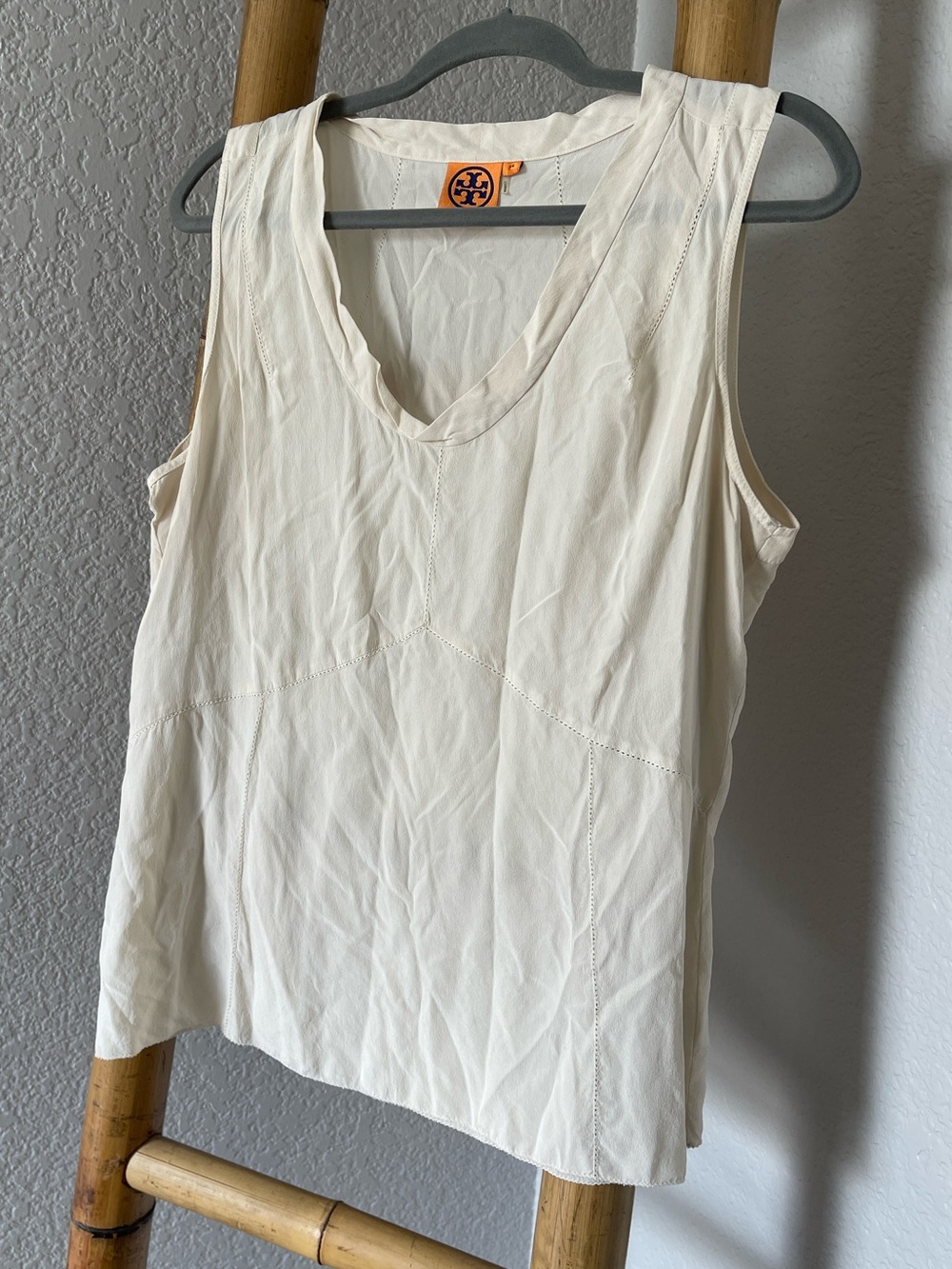 Tory Burch Lichee Jasmine Silk Blouse